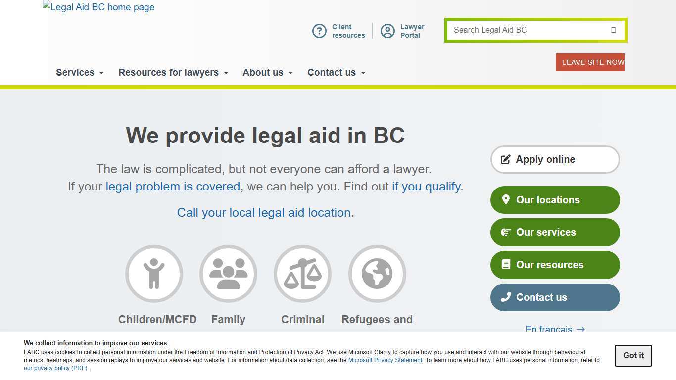 Legal Aid BC - Free legal help for BC residents